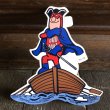 画像1: 70s Vintage Budweiser Bud Man Mighty Malt Sticker Decal (S852） (1)