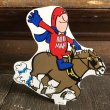 画像1: 70s Vintage Budweiser Bud Man Mighty Malt Sticker Decal (S849） (1)