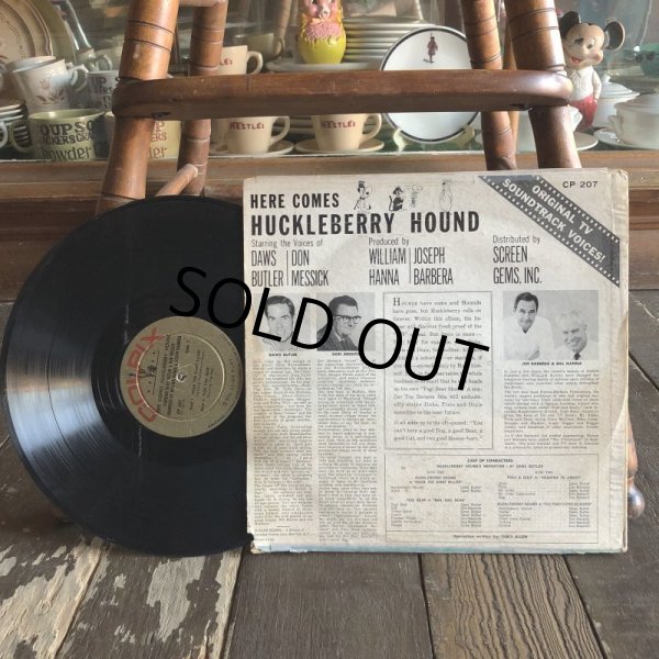 画像2: Vintage LP HERE COMES HUCKLEBERRY HOUND (S893)  (2)