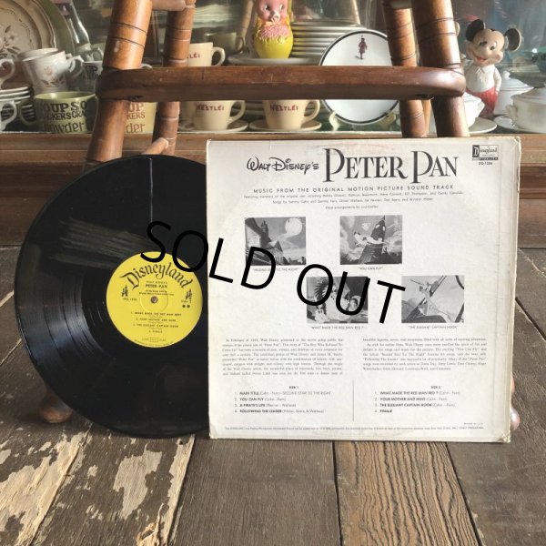 画像2: Vintage LP Disney Peter Pan (S868)  (2)