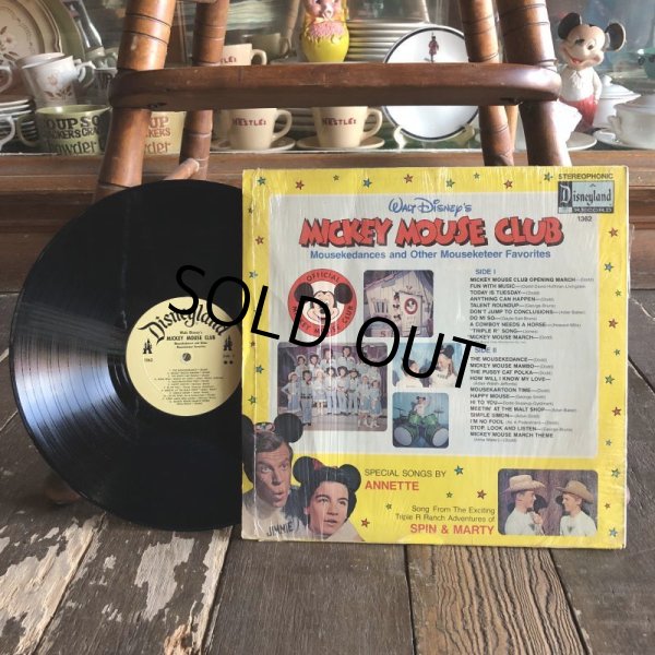 画像2: Vintage LP Disney Mickey Mouse Club (S865)  (2)