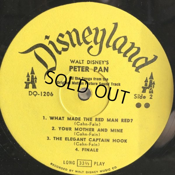 画像3: Vintage LP Disney Peter Pan (S868)  (3)