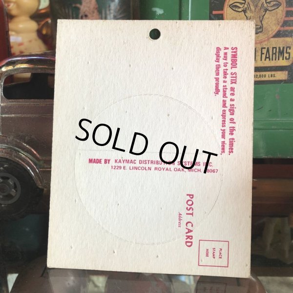 画像2: 70s Vintage Symbol Stix Sticker With Post Card (S895) (2)