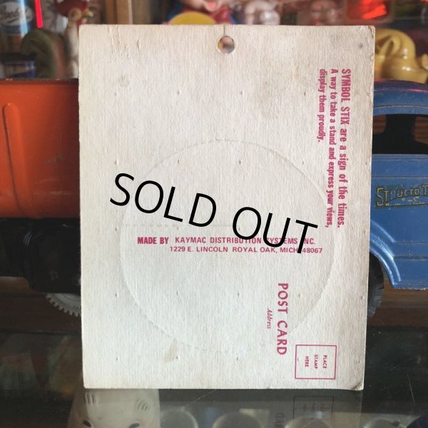 画像2: 70s Vintage Symbol Stix Sticker With Post Card (S899) (2)