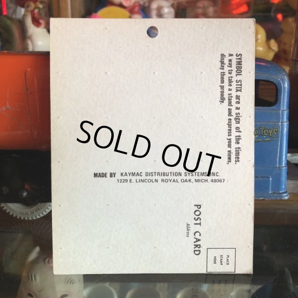 画像2: 70s Vintage Symbol Stix Sticker With Post Card (S892) (2)