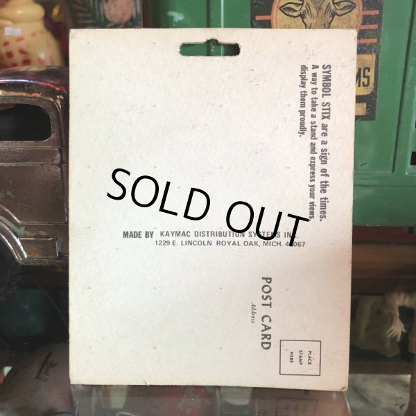 画像2: 70s Vintage Symbol Stix Sticker With Post Card (S894) (2)