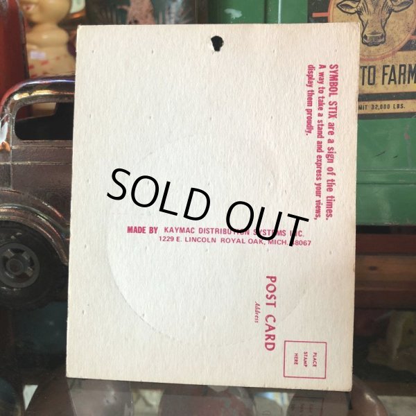 画像2: 70s Vintage Symbol Stix Sticker With Post Card (S898) (2)