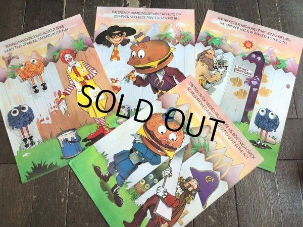 画像9: 70s Vintage McDonalds Poster Sign Complete Set (S907)  (9)