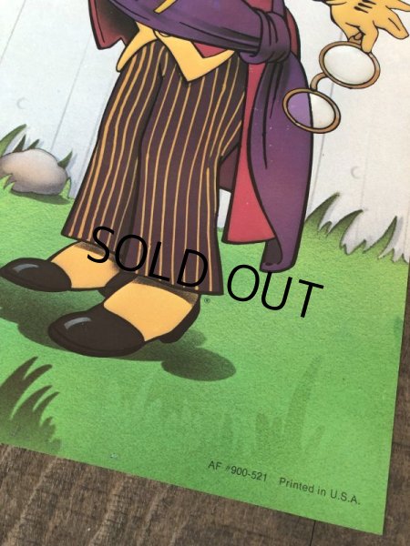 画像4: 70s Vintage McDonalds Poster Sign Hamburglar & Mayor McCheese (S904)  (4)