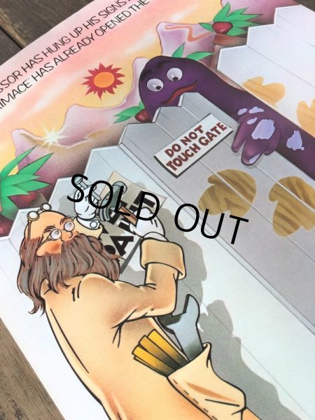 画像4: 70s Vintage McDonalds Poster Sign Grimace & The Professor (S905)  (4)