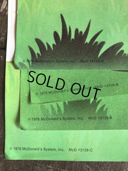 画像2: 70s Vintage McDonalds Poster Sign Complete Set (S907)  (2)