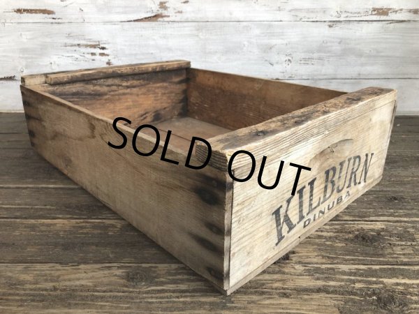 画像5: Vintage KILBURN DINUBA Wooden Crate Box (S909) (5)