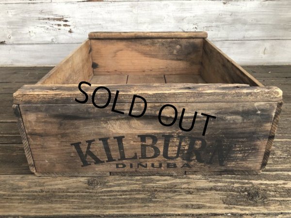 画像1: Vintage KILBURN DINUBA Wooden Crate Box (S909) (1)