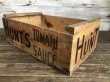 画像4: Vintage Hunt's Tomato Sauce Wooden Crate Box (S908) (4)