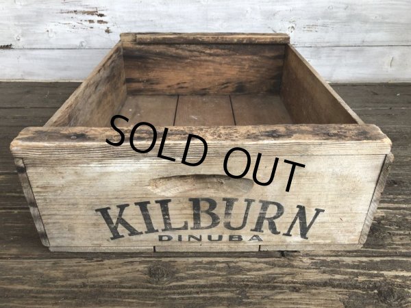 画像4: Vintage KILBURN DINUBA Wooden Crate Box (S909) (4)
