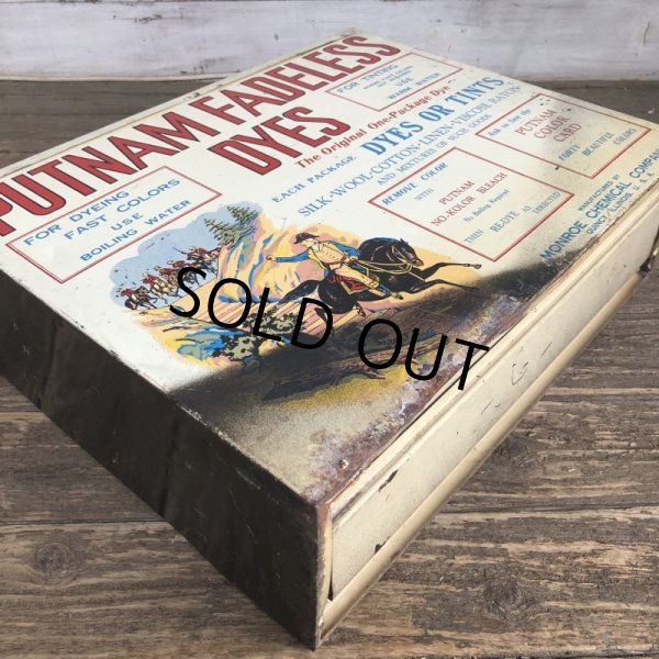 画像9: 40s Vintage Putnam Fadeless Dyes Store Disiplay Cabinet (S912) (9)