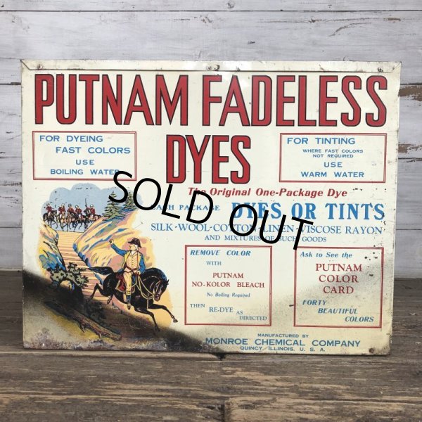 画像11: 40s Vintage Putnam Fadeless Dyes Store Disiplay Cabinet (S912) (11)