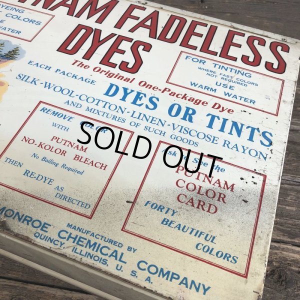 画像8: 40s Vintage Putnam Fadeless Dyes Store Disiplay Cabinet (S912) (8)