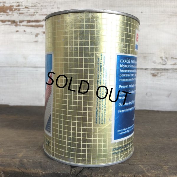 画像2: Vintage EXXON Quart Oil can (S923)  (2)