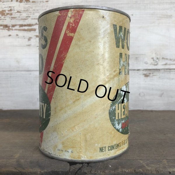 画像4: Vintage WOLF'S HEAD Quart Oil can (S920)  (4)