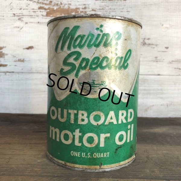 画像1: Vintage Marine Special Quart Oil can (S934)  (1)