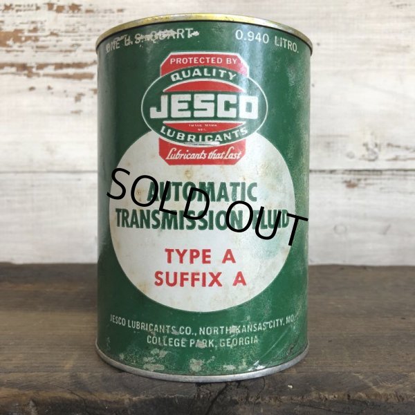 画像1: Vintage JESCO Quart Oil can (S919)  (1)