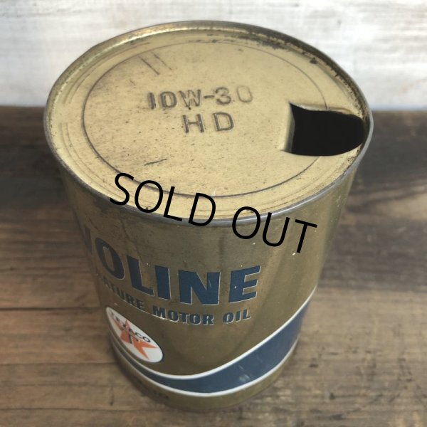 画像5: Vintage TEXACO Quart Oil can (S940)  (5)