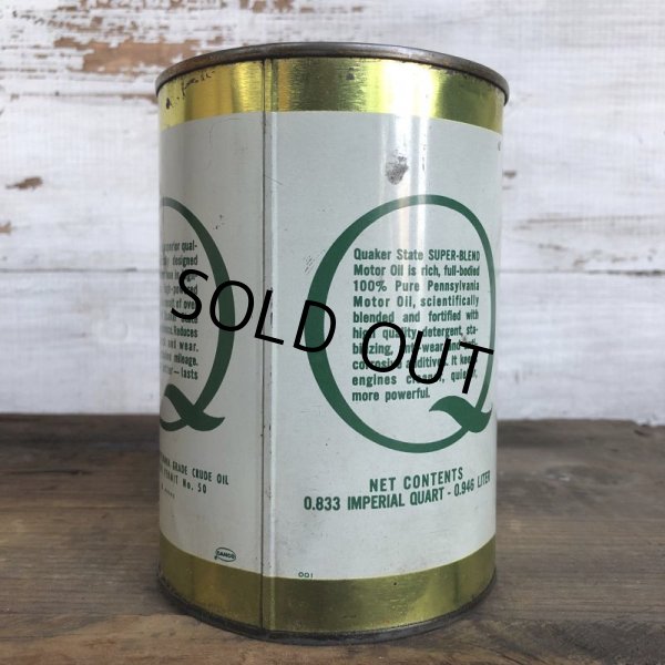 画像3: Vintage QUAKER STATE Quart Oil can (S928)  (3)