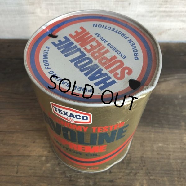 画像5: Vintage TEXACO Quart Oil can (S941)  (5)