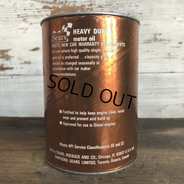 画像3: Vintage SEARS Quart Oil can (S947)  (3)