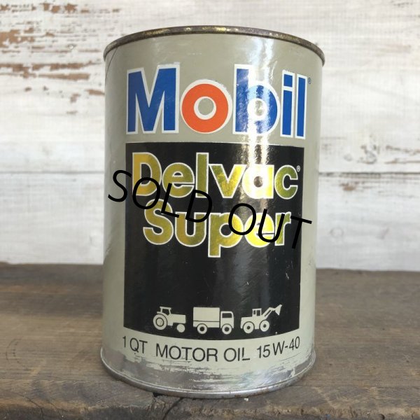 画像1: Vintage MOBIL Quart Oil can (S925)  (1)