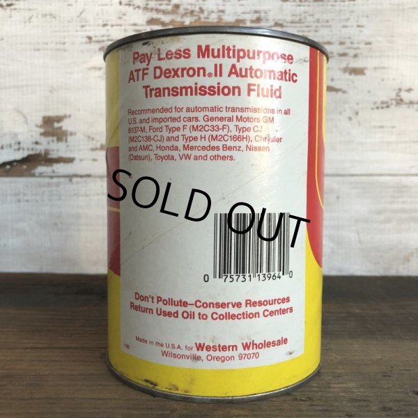 画像3: Vintage PAYLESS Quart Oil can (S938)  (3)