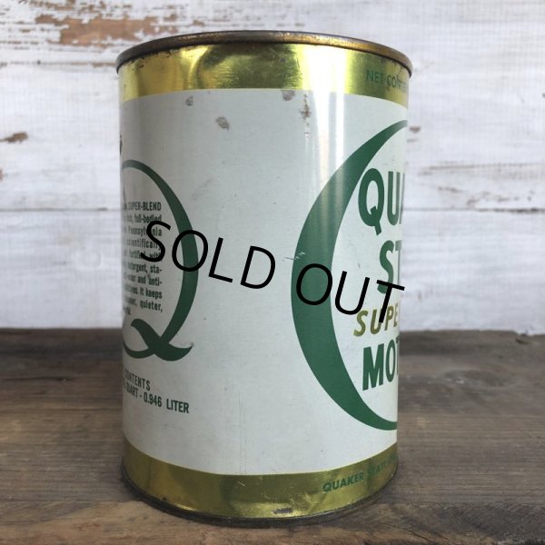画像4: Vintage QUAKER STATE Quart Oil can (S928)  (4)