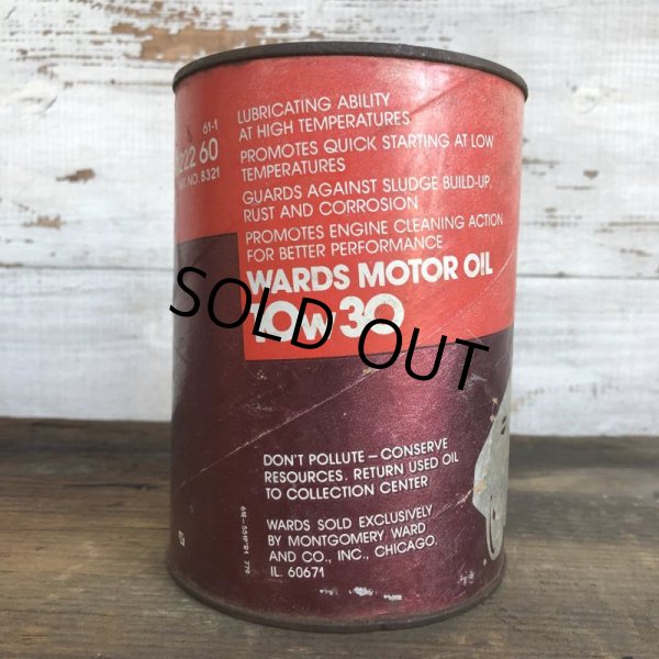 画像3: Vintage MONTGOMERY WARD Quart Oil can (S931)  (3)