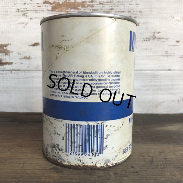 画像2: Vintage MOTOR OIL Quart Oil can (S950)  (2)