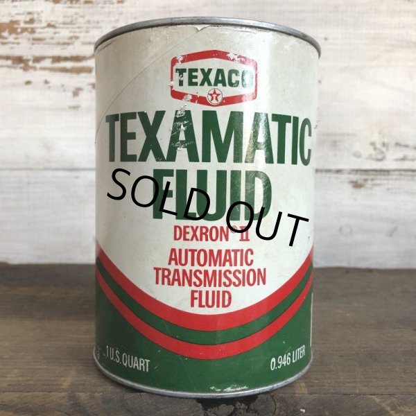 画像1: Vintage TEXACO Quart Oil can (S917)  (1)