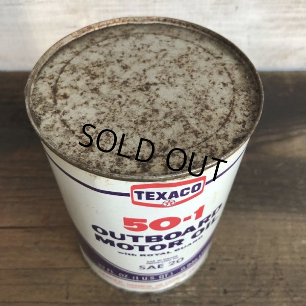 画像5: Vintage TEXACO Quart Oil can (S939)  (5)