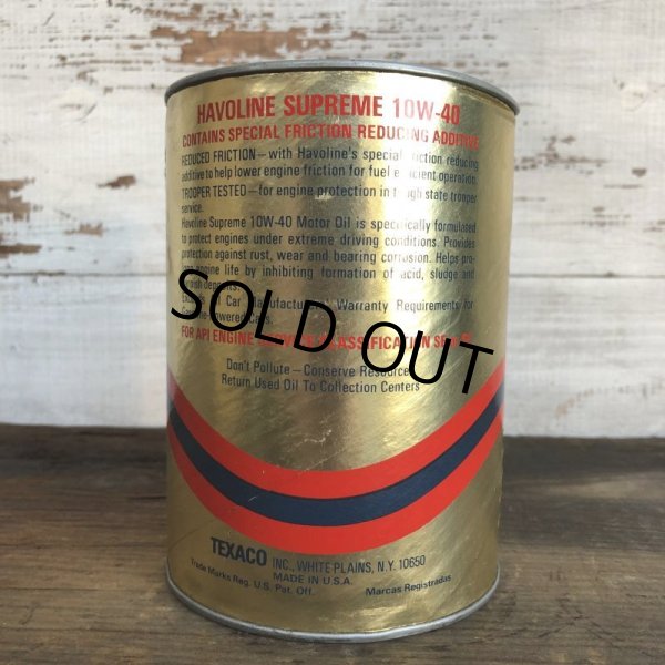 画像3: Vintage TEXACO Quart Oil can (S941)  (3)