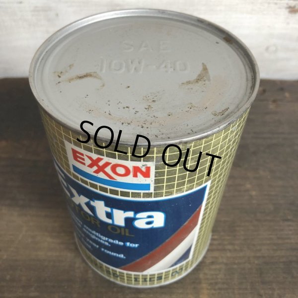 画像5: Vintage EXXON Quart Oil can (S923)  (5)
