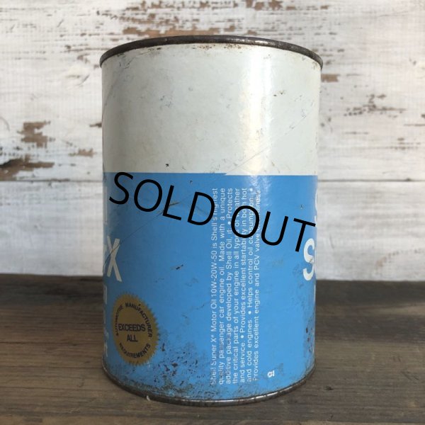 画像2: Vintage SHELL Quart Oil can (S933)  (2)