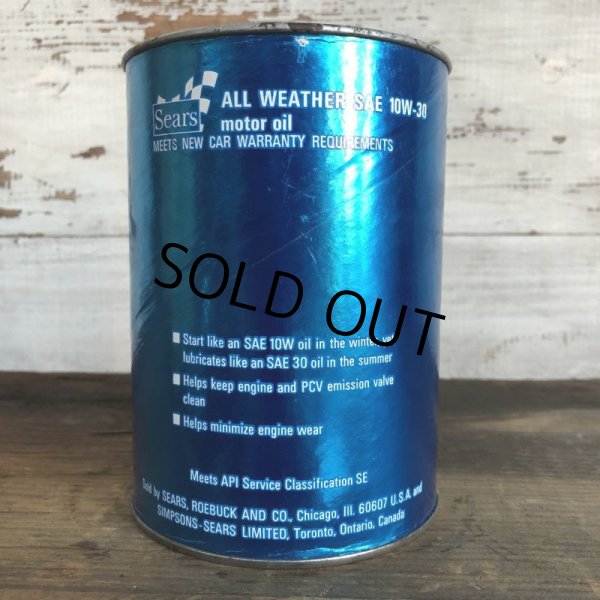 画像3: Vintage SEARS Quart Oil can (S946)  (3)