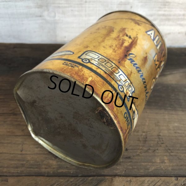画像5: Vintage ALL-WEATHER MOTOR OIL Quart Oil can (S944)  (5)