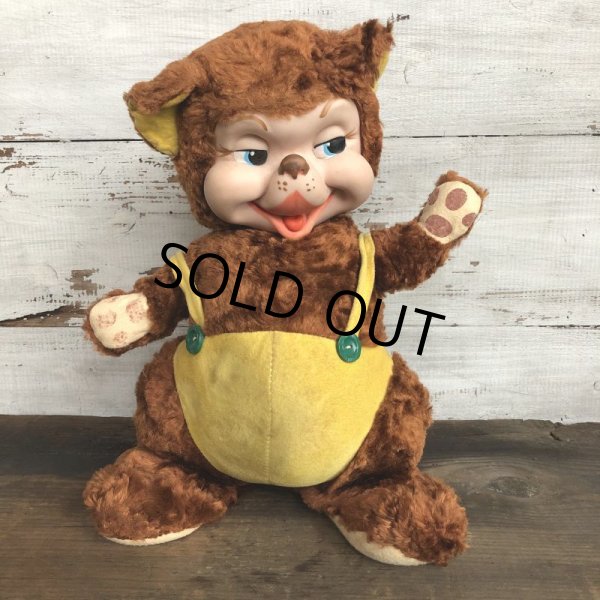 画像2: Vintage Rubber Face Doll Bear BxY (S972) (2)