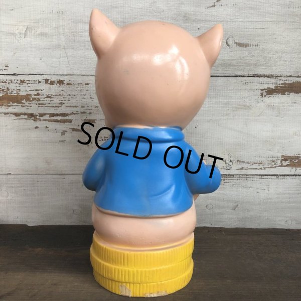 画像3: 70s Vintage WB Porky Pig  Bank (S970) (3)