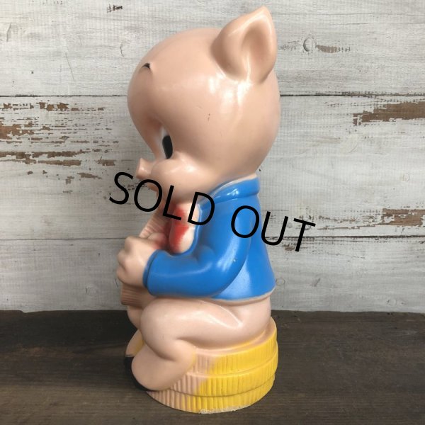 画像2: 70s Vintage WB Porky Pig  Bank (S970) (2)