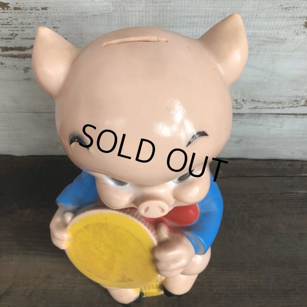 画像5: 70s Vintage WB Porky Pig  Bank (S970) (5)