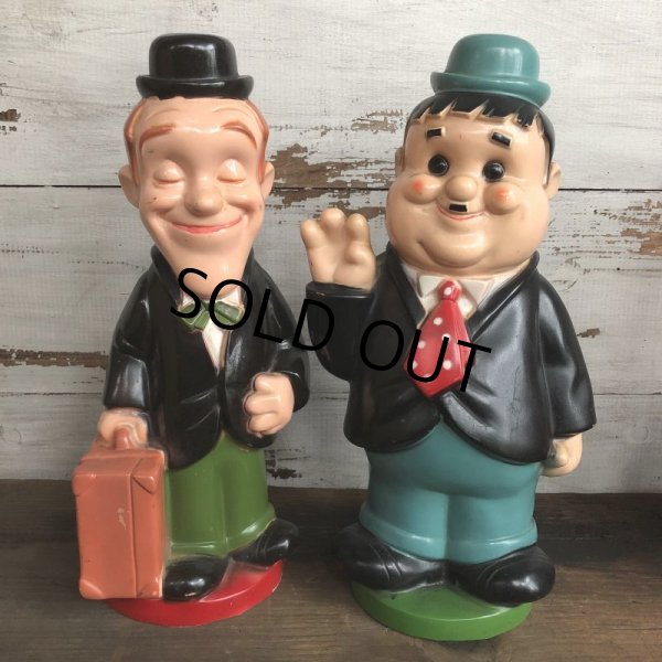 画像1: 70s Vintage Laurel & Hardy Bank Set (S964) (1)