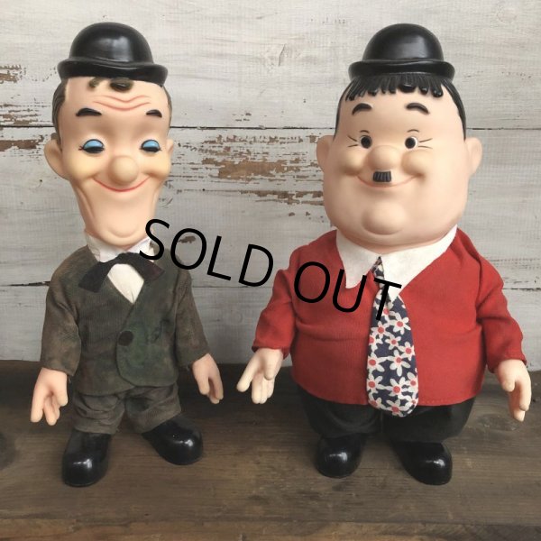 画像1: 70s Vintage Laurel & Hardy Doll Set (S965) (1)