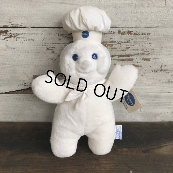 画像1: Vintage Pillsbury Doughboy Poppin Fresh 25th Birthday Plush Doll (S982) 　 (1)