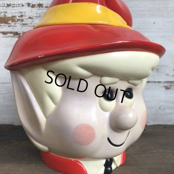 画像8: 70s Vintage Keebler Ernie Elf Plastic Cookie Jar (S899) (8)